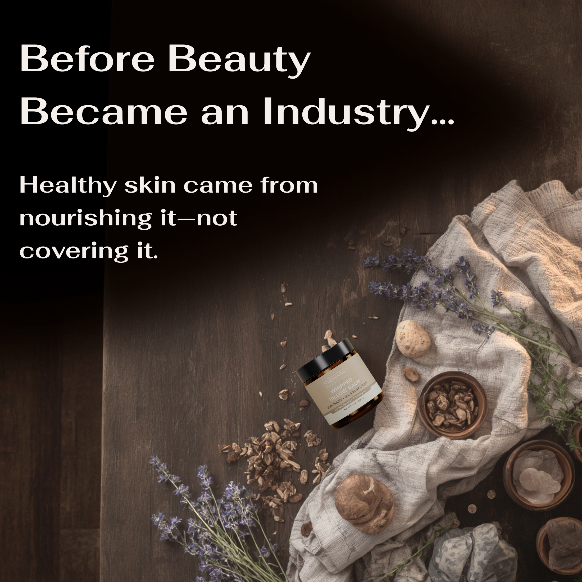 Whipped Tallow Balm: Nutrient-Rich Nourishment