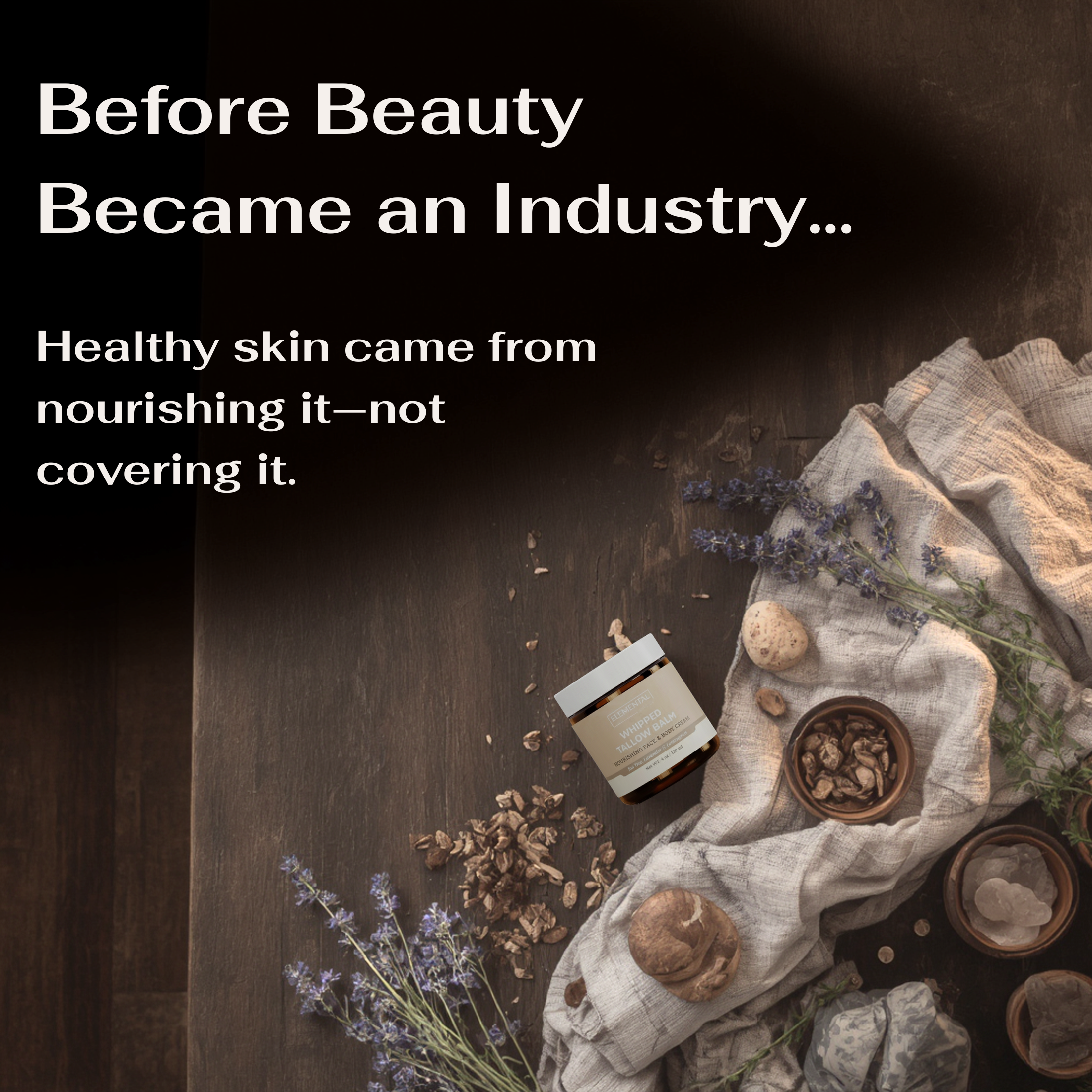 Whipped Tallow Balm: Nutrient-Rich Nourishment